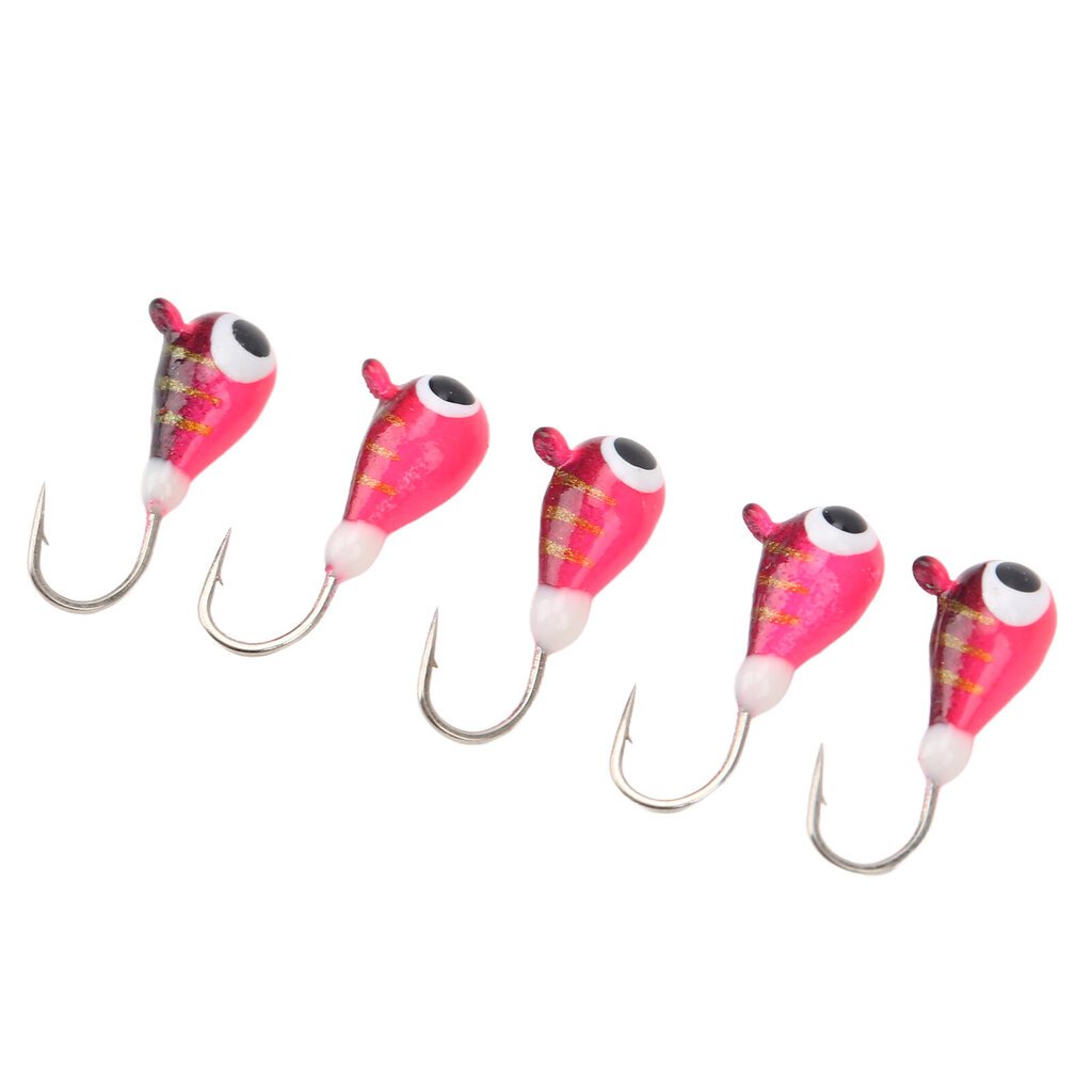 5 kpl Talvi pilkkiminen jigisarja bassoahvenelle Crappie Micro pilkkimiskoukut 4mm vieheille hinta ja tiedot | Ongenkoukut | hobbyhall.fi