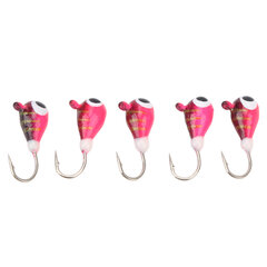 5 kpl Talvi pilkkiminen jigisarja bassoahvenelle Crappie Micro pilkkimiskoukut 4mm vieheille hinta ja tiedot | Ongenkoukut | hobbyhall.fi