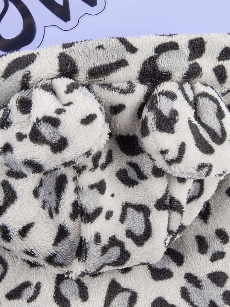 PETSIN 1kpl Pet Pehmo Leopard Print -huppari, lämmin syksyyn/talveen-Monivärinen-S hinta ja tiedot | Pehmolelut | hobbyhall.fi