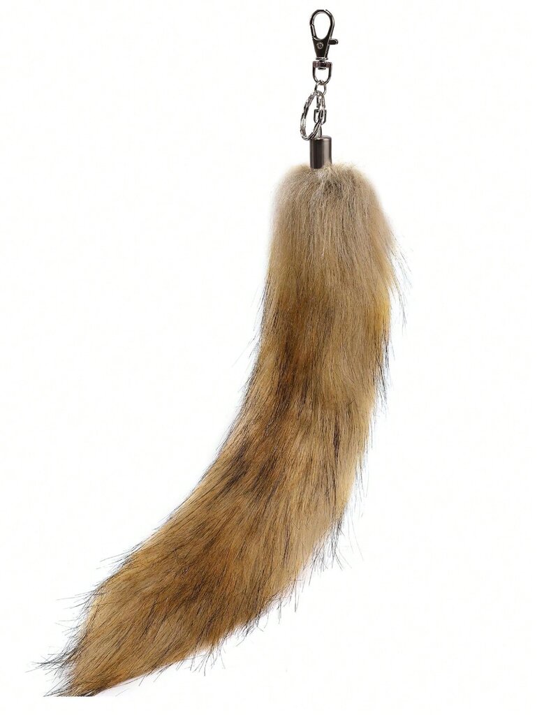 1 kpl Ylisuuri Fox Tail Avaimenperä Pehmo Eläimen Avaimenperä, Naisten Käsilaukku Riipus, Pom Poms Kukkaro ja Auton avaimen tarvikkeet, Naisten Tyttöjen Lahja Wolf Tail Therian Tail-Grey hinta ja tiedot | Pehmolelut | hobbyhall.fi