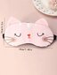 1kpl Cartoon Cat Design Pehmo Sleep Eye Eye Mask, Office Travel Rest Sleep aurinkoa varjostava silmäsuoja, Naisten unimaski - Monivärinen - Valkoinen hinta ja tiedot | Pehmolelut | hobbyhall.fi