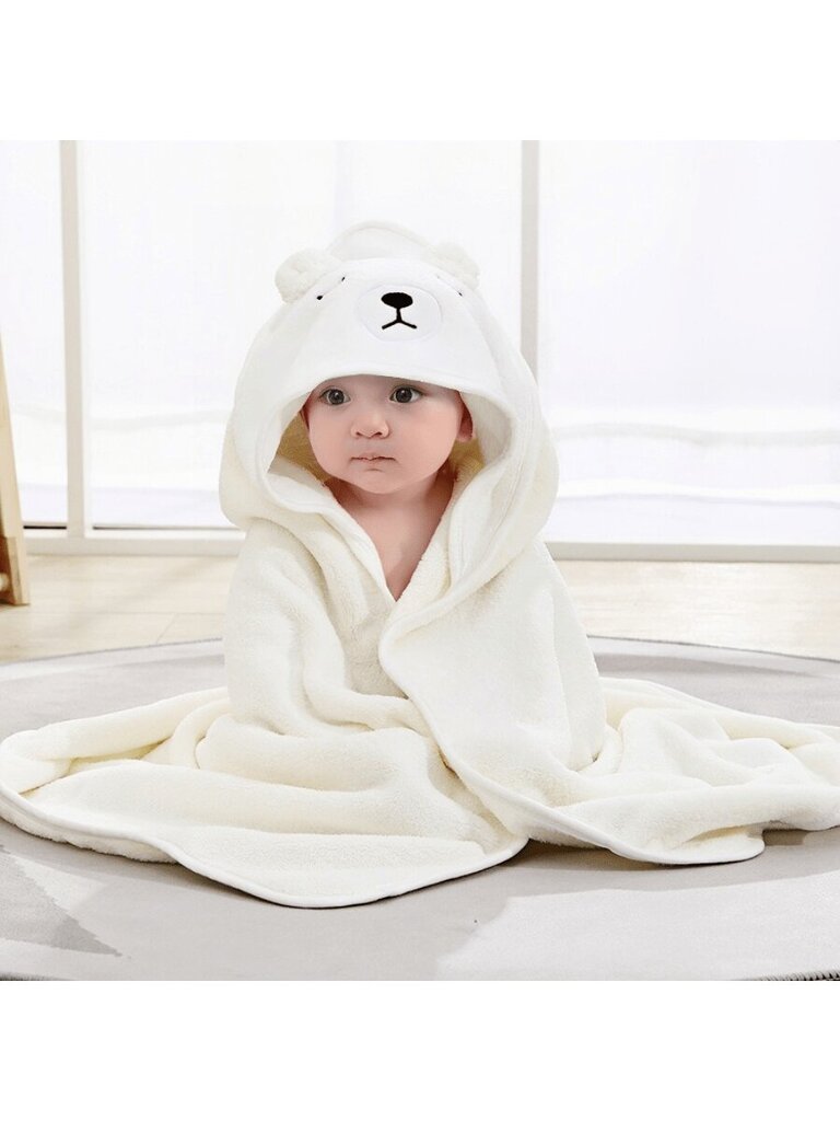 1kpl Unisex Animal Face -hupullinen vauvan kylpypyyhe, ainutlaatuinen eläinmuotoilu Superpehmeä vastasyntyneen kylpypyyhe, isokokoinen vauvan hupullinen pyyhe, lasten kylpytakki ympäri vuoden, korallipehmo Cartoon Animal -hupullinen kylpypyyhe, pehmeä ja  hinta ja tiedot | Pehmolelut | hobbyhall.fi