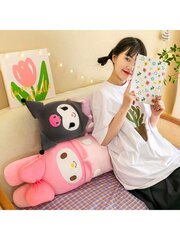 Sanrio 60-80cm pehmotyyny Sanrio Hahmot Kuromi, Cinnamoroll, Melody, KT Kissatäytetty nukke, Syntymäpäivälahja-violetti hinta ja tiedot | Pehmolelut | hobbyhall.fi