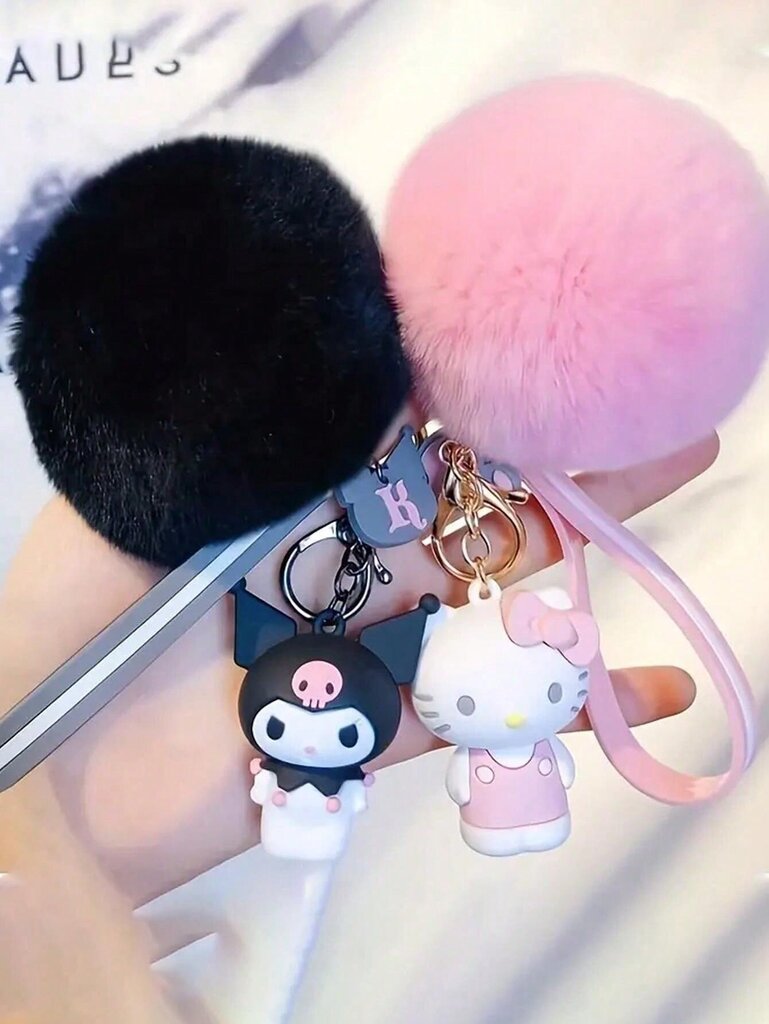 1kpl Söpö Hello Kittys Kuromis My Melodys Pehmonukke Avaimenperät Kitty Cat Kawaii Anime Avaimenperä Sormus Laukku Reppu Charm Laukku Puhelin Koristetarvikkeet Lahja (Avainnipun kaulanauhassa voi olla väriero) (Jotkut osat voivat olla satunnaisia) Hallowe hinta ja tiedot | Pehmolelut | hobbyhall.fi