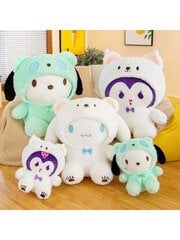 Sanrio Cinnamoroll Pochacco KT Cat Kuromi Pehmolelu 25cm täytetty nukke tyyny syntymäpäivälahja,kodinsisustus-valkoinen hinta ja tiedot | Pehmolelut | hobbyhall.fi