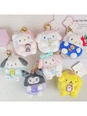 Sanrio Pompompurin pehmokolikkokukkaro, Kuromi & KT Cat kuulokekotelo, lompakko, avaimenperä, syntymäpäivälahja-monivärinen hinta ja tiedot | Pehmolelut | hobbyhall.fi