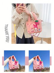 Kuromi My Melody Pehmo Olkalaukku Crossbody Laukku Jade Rabbit Dog Käsilaukulla KT Cat Small Messenger Bag, Kodinsisustus-Pink hinta ja tiedot | Pehmolelut | hobbyhall.fi