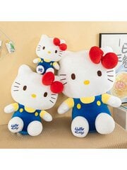 Hello Kitty pehmo-nukke/KT-kissa-täytetty eläintyyny syntymäpäivälahja, 35 cm, kodinsisustus-sininen hinta ja tiedot | Pehmolelut | hobbyhall.fi