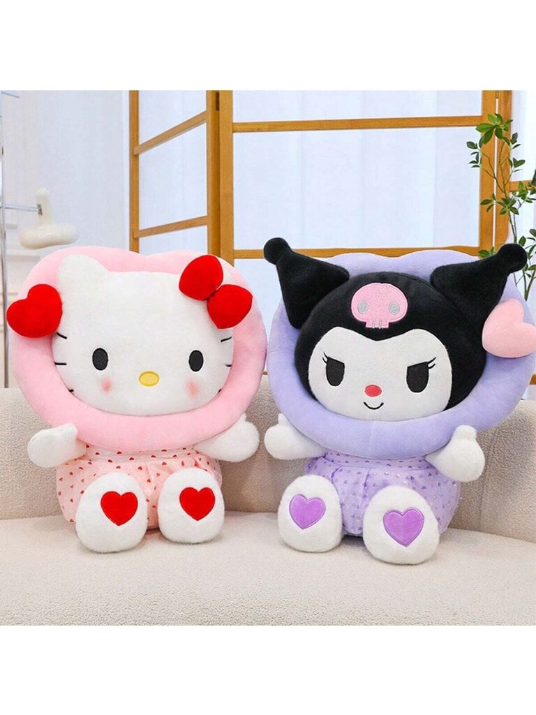 Sanrio Kitty Cat Pehmo-nukke, Kuromi-nukke, Nukkumatyyny, Syntymäpäivälahja - Monivärinen hinta ja tiedot | Pehmolelut | hobbyhall.fi