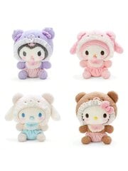 Sanrio Series Tutti Nalle Hello Kitty Pehmo Cinnamoroll Riipus Kuromi Melodia Nukke Ornamentti KT Cat Avaimenperä Laukku Tarvike Syntymäpäivälahja-Pink hinta ja tiedot | Pehmolelut | hobbyhall.fi