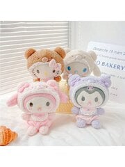 Sanrio Series Tutti Nalle Hello Kitty Pehmo Cinnamoroll Riipus Kuromi Melodia Nukke Ornamentti KT Cat Avaimenperä Laukku Tarvike Syntymäpäivälahja-Pink hinta ja tiedot | Pehmolelut | hobbyhall.fi