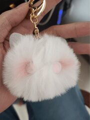 Pehmo Cat Cheek Design -avaimenperä, söpö koristekassikoru, käsintehty nukkeriipus - monivärinen hinta ja tiedot | Pehmolelut | hobbyhall.fi