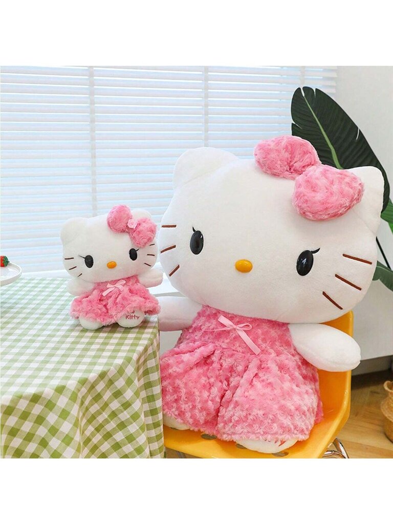 35-45 cm Sanrio Rose KT Cat-pehmo-nukke, sarjakuvapehmo-tyynyt, melody-pehmo-nukke, syntymäpäivälahja-vaaleanpunainen -1 hinta ja tiedot | Pehmolelut | hobbyhall.fi