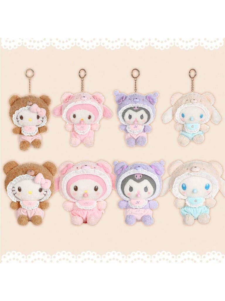 Sanrio-sarjan tutti Nalle / Hello Kitty pehmonukke / Cinnamoroll avaimenperä / Kuromi / Melody Doll Riipus / KT Cat avaimenperä / laukkutarvikkeet syntymäpäivälahja-vaaleanpunainen hinta ja tiedot | Pehmolelut | hobbyhall.fi