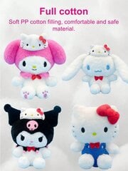 1 kpl Aito Sanrio Pehmolelut Sarjakuvahahmo Anime Figuuri Hello Kuromi Cinnamoroll Melody Doll Kitty Cat Kawaii Koristele täytetyt nukkekokoelma (jotkut osat voivat olla satunnaisia) - Monivärinen hinta ja tiedot | Pehmolelut | hobbyhall.fi