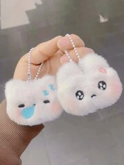 Suloinen Sweet Bunny Nose Cat Pehmo-nukkeriipus, Reppukoriste, Avaimenperä, Lahja-Monivärinen hinta ja tiedot | Pehmolelut | hobbyhall.fi