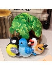 1kpl Bird & Bird House pehmotäytetty eläinnukke, koristeellinen koristelahja - monivärinen hinta ja tiedot | Pehmolelut | hobbyhall.fi