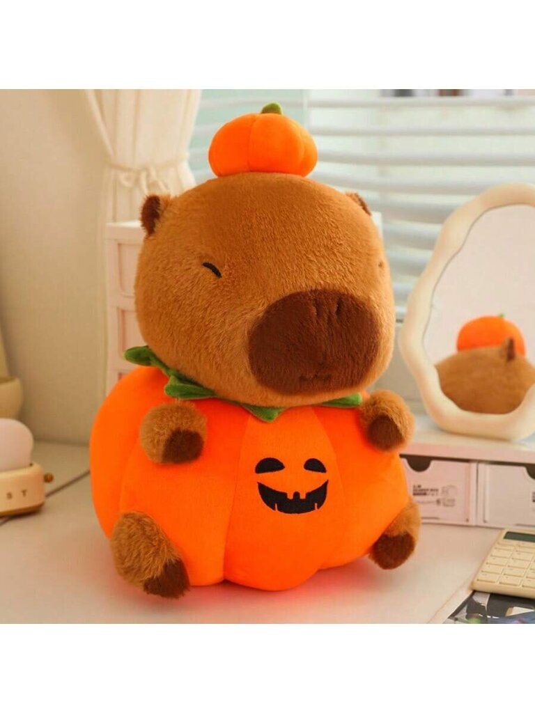 1 kpl Kapibara/ Capybara Pumpkin Pehmo-nukke, Halloween-lomalahja - Monivärinen hinta ja tiedot | Pehmolelut | hobbyhall.fi