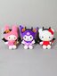 Halloween Devil Kuromi, KT Cat ja Melody Pehmo avaimenperät ja sisustus Halloween-sisustus-violetti hinta ja tiedot | Pehmolelut | hobbyhall.fi