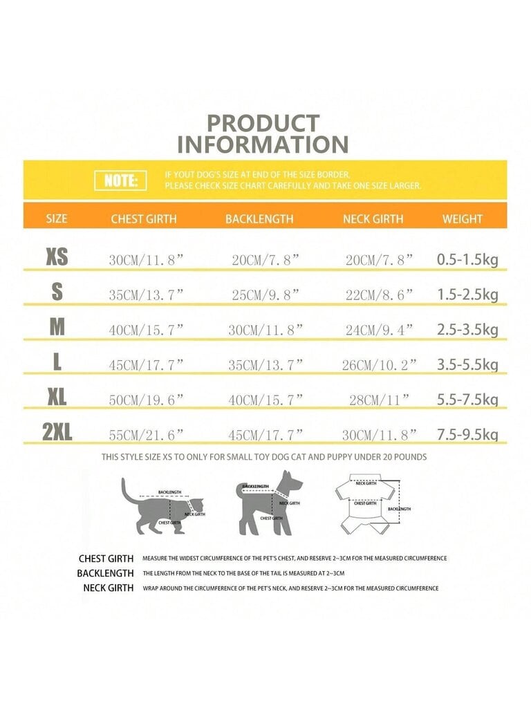 One Pet Winter Lemmikkiliivit, Pehmoiset paksut koiranvaatteet, Kissan villapaita, Koirille sopivat vaatteet talvella-Aprikoosi-XXL hinta ja tiedot | Pehmolelut | hobbyhall.fi