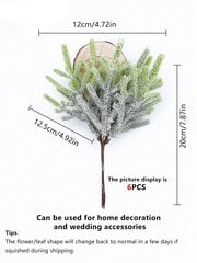 1 nippu (6 päätä) tekokasveja, MINI-joulukoristepuunlehtikirje, tee-se-itse-kimppu, seppelemateriaali, makeislaatikon tarvikkeet, hääkoristelu, morsiamen rannekukka, rintakukka, pääkukkamateriaali, ystävänpäivälahja, uudenvuoden juhla, syntymäpäivä Kakkut hinta ja tiedot | Parranajokoneet | hobbyhall.fi
