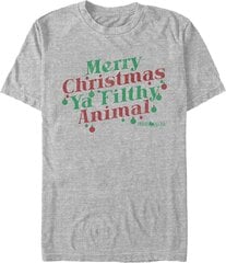 Merry Christmas Ya Filthy Animal Ornaments Home Alone T-Shirt hinta ja tiedot | Miesten T-paidat | hobbyhall.fi