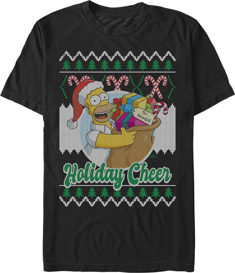 Holiday Cheer Simpsons T-Shirt hinta ja tiedot | Miesten T-paidat | hobbyhall.fi