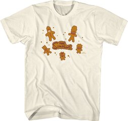 Gingerbread Cookies Simpsons T-Shirt hinta ja tiedot | Miesten T-paidat | hobbyhall.fi