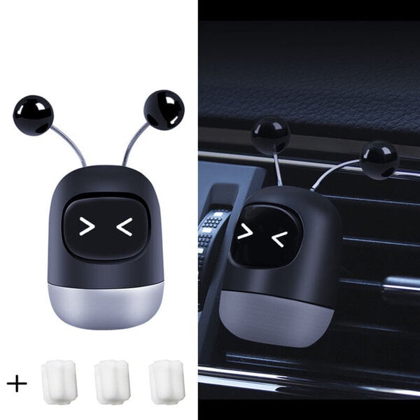 Auton ilmanraikastin Auto Creative Mini Robot Ilmanpoistoklipsi Parfyymi Maustava Tuuletuspoisto Aromaterapia Autojen Sisustus