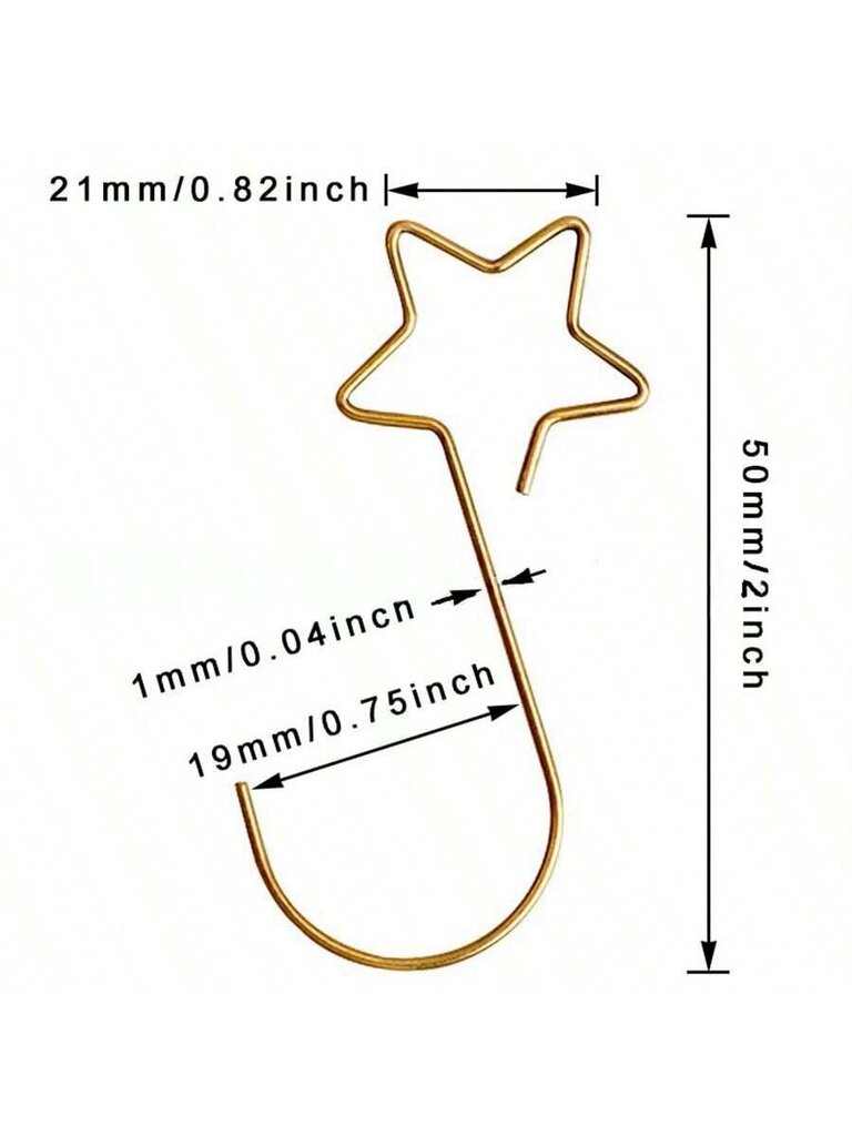 60 kpl/20 kpl jouluseppele-koriste ripustuskoukut, uudet metalliset tähden muotoiset koukut helmillä lomasisustukseen, halloween-, halloween-koristeluun - monivärinen hinta ja tiedot | Parranajokoneet | hobbyhall.fi