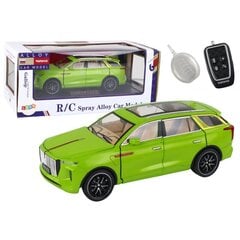 Leluauto Lean Toys RC Car Malli 1:24 C, vihreä hinta ja tiedot | Poikien lelut | hobbyhall.fi