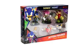 Figuurisarja Sonic Prime, 6 kpl hinta ja tiedot | Poikien lelut | hobbyhall.fi