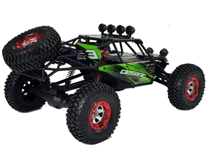 Kauko-ohjattava maasturi FY-03 4x4, vihreä hinta ja tiedot | Poikien lelut | hobbyhall.fi