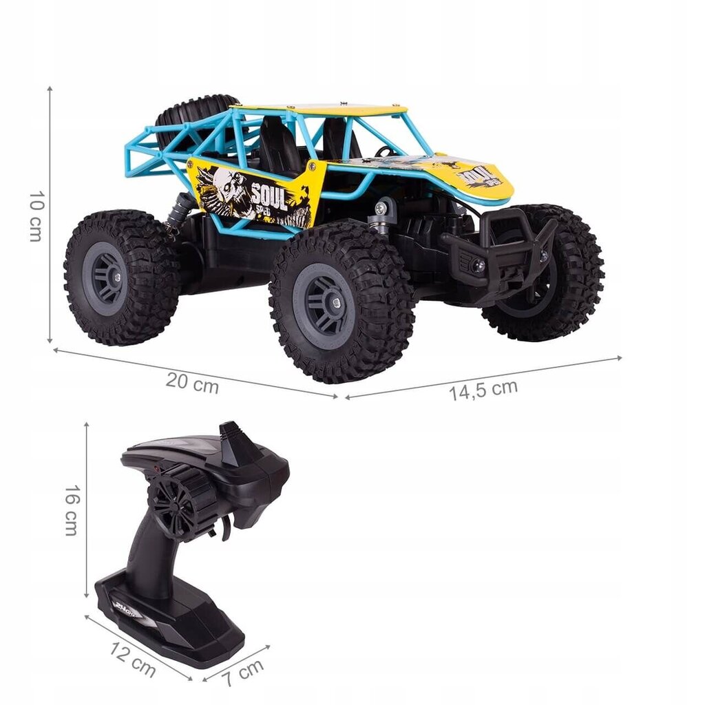 Kauko-ohjattava Off-Road Vehicle, RC hinta ja tiedot | Poikien lelut | hobbyhall.fi