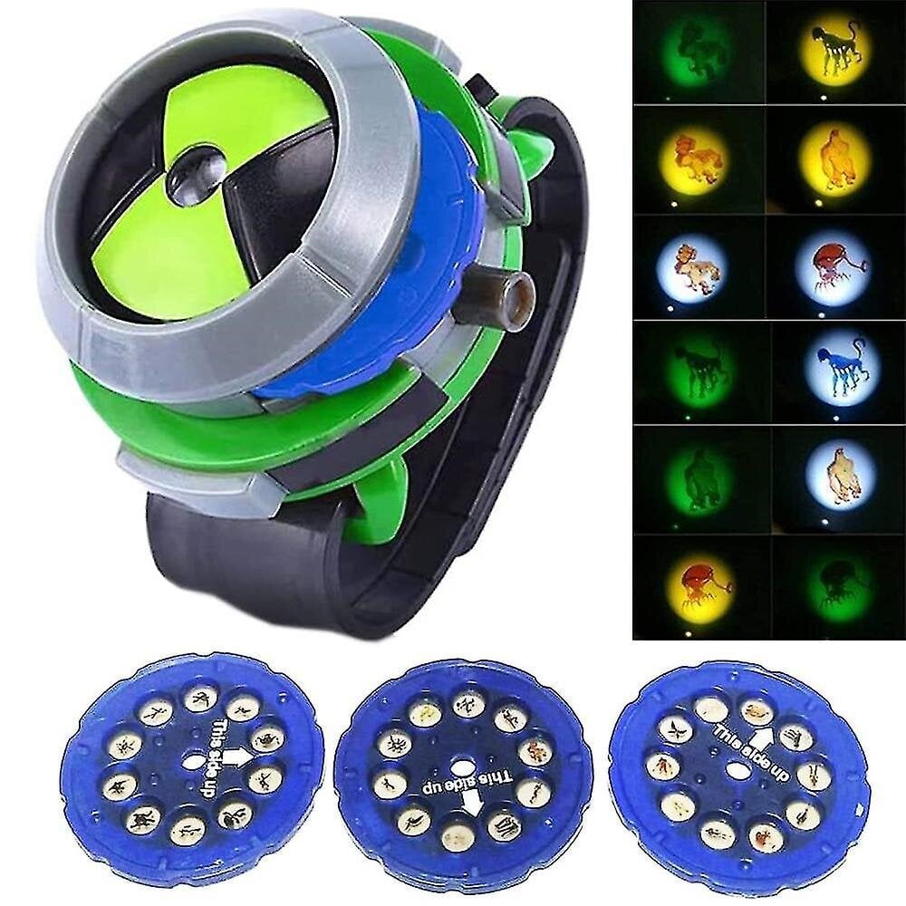 Lapset Pojat Ben 10 Kello Lelut Ben 10 Omnitrix Ben Ten Lelut Alien Force Ultimatrix projektori Kello Kello Cool Stuff Funny Action Figure Lelut Lahjat Guanguan hinta ja tiedot | Kellot | hobbyhall.fi