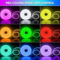 3/5m WIFI APP RGB Smart LED Neon Light Strip Vedenpitävä Joustava 16 Väriä Valotehostenauha Valaistus ja koristelu Alexa EU -laturille + 3m Bluetooth hinta ja tiedot | LED-valonauhat | hobbyhall.fi