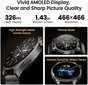 S5 Smart Watch (vastaa / soita), 1.43 tuuman AMOLED-älykellot miehille Naiset 100+ urheilutilaa kuntokello veren happi / uni / sykemittari, IP68 vedenpitävä älykello hinta ja tiedot | Älykellot | hobbyhall.fi