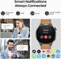 S5 Smart Watch (vastaa / soita), 1.43 tuuman AMOLED-älykellot miehille Naiset 100+ urheilutilaa kuntokello veren happi-/uni-/sykemittarilla, IP68 vedenpitävä älykello, nahkaranneke hinta ja tiedot | Älykellot | hobbyhall.fi