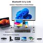 2.4G ohut langaton näppäimistö kosketuslevyllä hiiri numeronäppäimistö Android Windows PC kannettavalle TV Box Russian Edition hinta ja tiedot | Koteloiden lisätarvikkeet | hobbyhall.fi