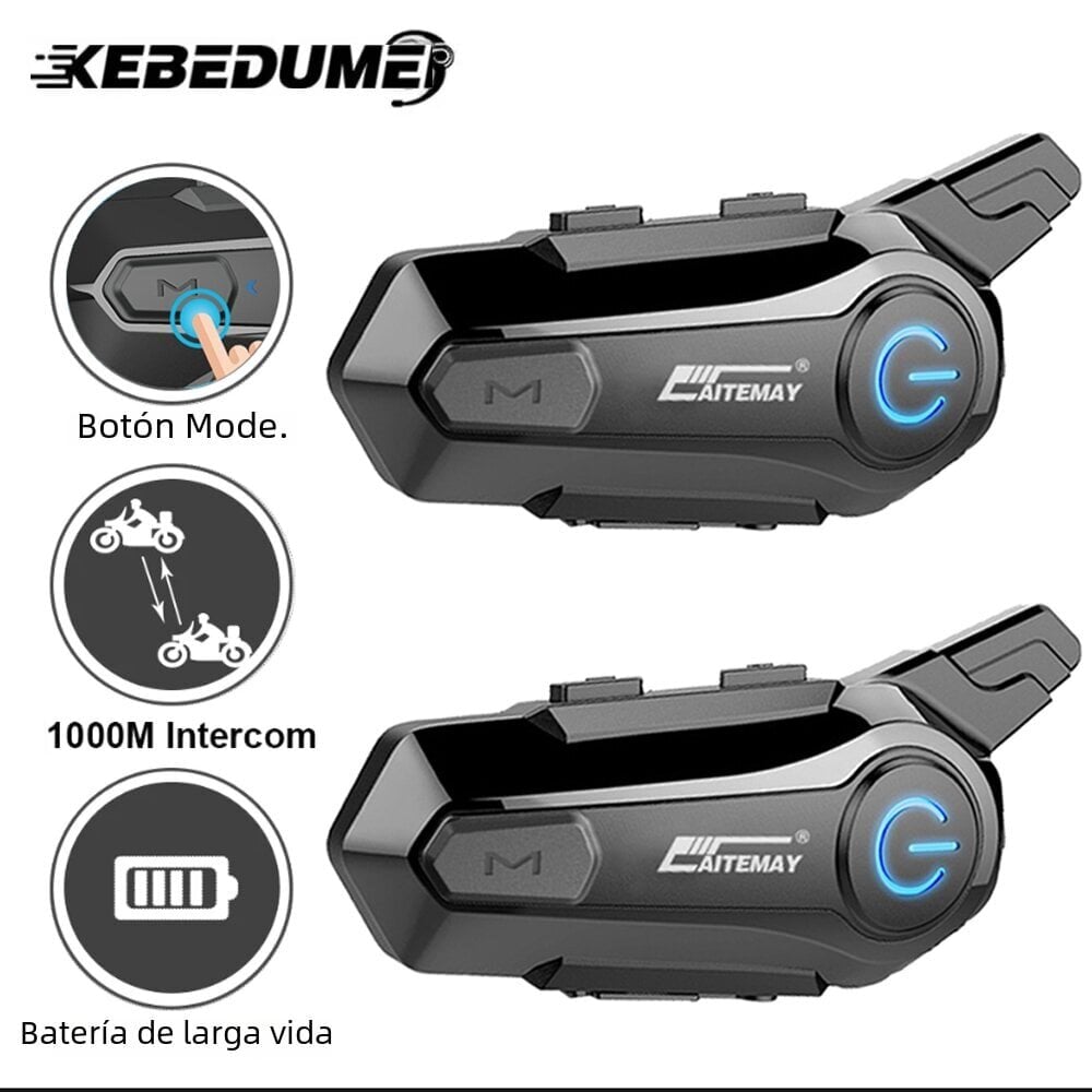 1/2 kpl Bluetooth-moottoripyöräkypärä sisäpuhelin 2 ratsastajalle, melunvaimennus, vedenpitävä Bluetooth-kuuloke, 1 kpl pehmeä kypärä hinta ja tiedot | Kuulokkeet | hobbyhall.fi