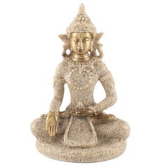 Meditoiva istuva Buddha-patsas veistämällä hahmoja kodin koristeluun (B kulta) hinta ja tiedot | Maljakot | hobbyhall.fi