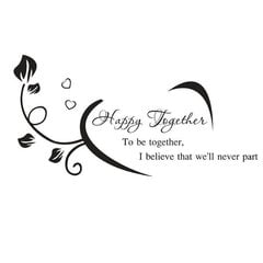 Flower Rattan Wall Decal Tarrat Happy Together lainaus makuuhuoneen olohuoneen sisustukseen hinta ja tiedot | Sisustuspaneelit | hobbyhall.fi