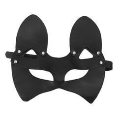 PU-nahkainen kissanaamio Kestävä Cosplay Animal Half Face Mask Muodikas naamio PU-juhlanaamio Party Home Clubille hinta ja tiedot | Kasvonaamiot ja silmänalusaamiot | hobbyhall.fi