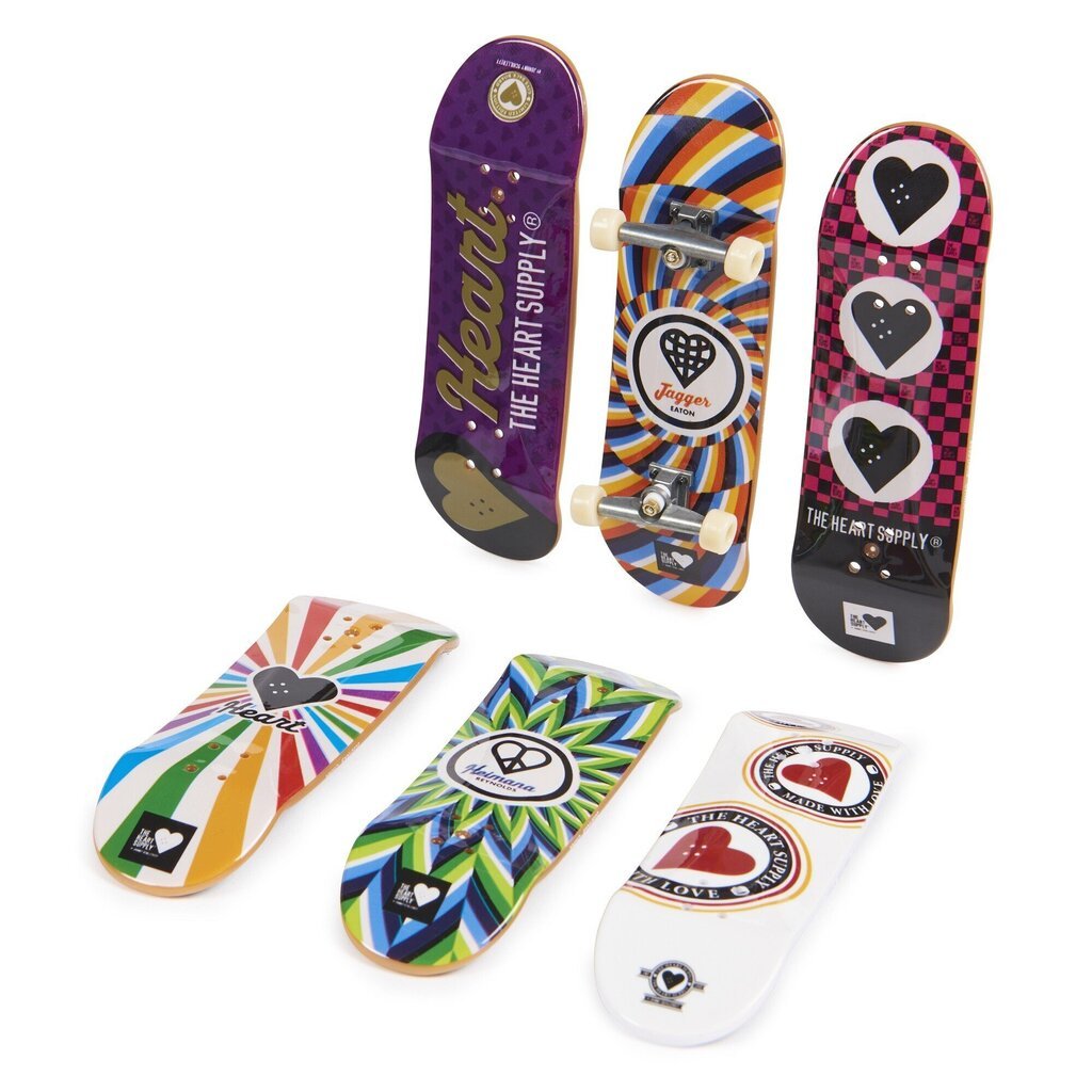 Mini rullalautasetti Spin Master Tech Deck The Heart Supply hinta ja tiedot | Poikien lelut | hobbyhall.fi