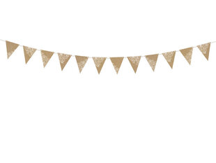 Paperikoriste Bunting Kraft 2,1 m hinta ja tiedot | Juhlakoristeet | hobbyhall.fi