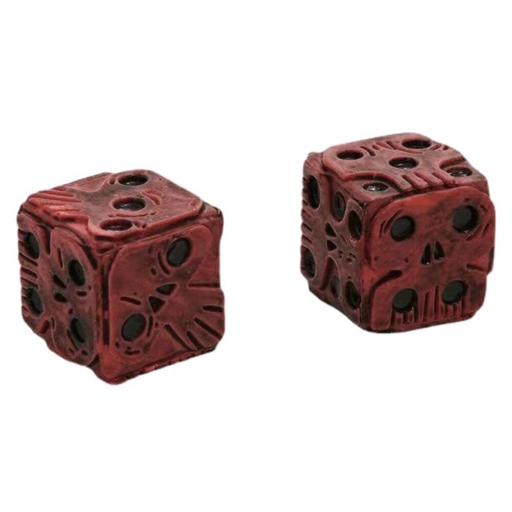 2kpl Halloween Red Skeleton Dice Uutuus Koristeellinen Mini Skeleton Pelinoppa Club Pub Halloween -juhliin hinta ja tiedot | Pelien oheistuotteet | hobbyhall.fi