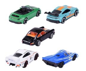 Metalliautosarja Majorette Porsche, 5 kpl hinta ja tiedot | Poikien lelut | hobbyhall.fi