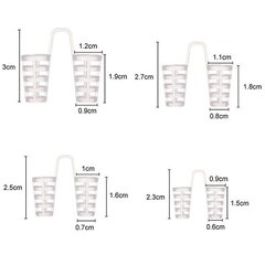 8 kpl Silikoniset nenän tuuletusaukot, kuorsauksen estävät klipsit nenän laajentimet hengitysapuun nukkumiseen hinta ja tiedot | Apuvälineet | hobbyhall.fi