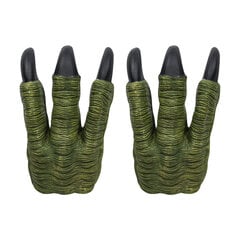 Dinosaur Claw Gloves Koristeellinen Halloween Latex Dinosaur Claw Gloves hinta ja tiedot | Kuntosalihanskat | hobbyhall.fi