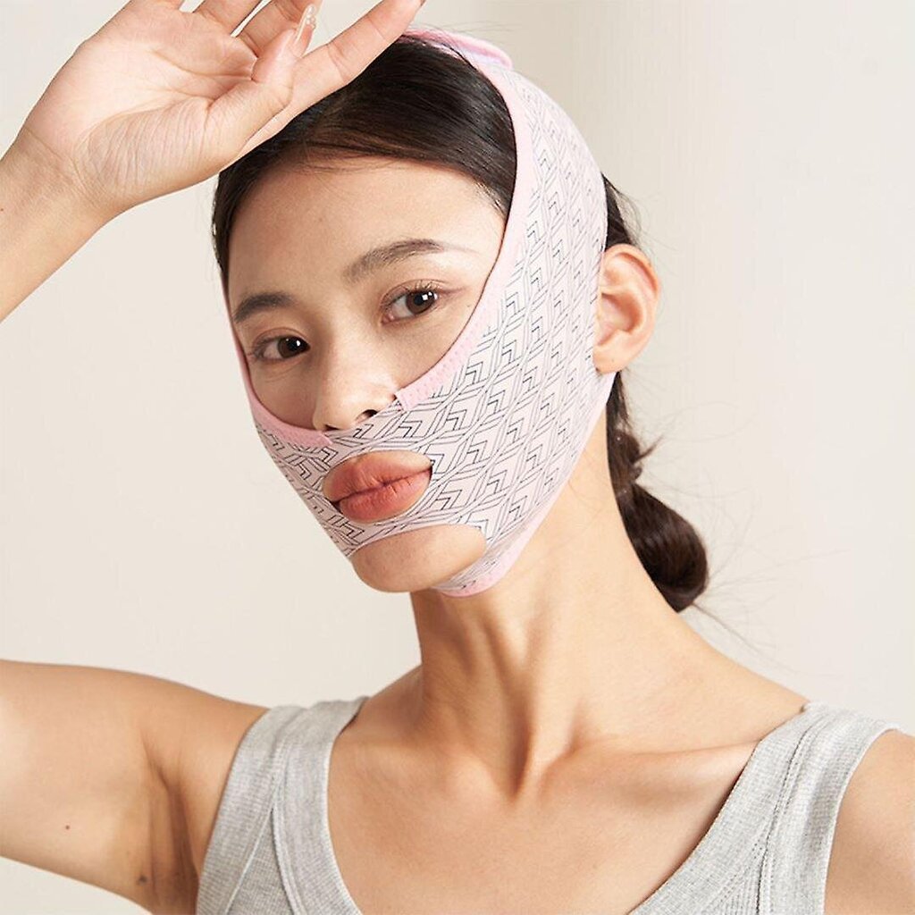 Beauty Face Sculpting Sleep Mask, V-linjaa muotoilevat kasvonaamiot, V Lifting Mask kasvojen hoikentava hihna, Chin Up Mask Face Lifting vyö hinta ja tiedot | Suuhygienia | hobbyhall.fi